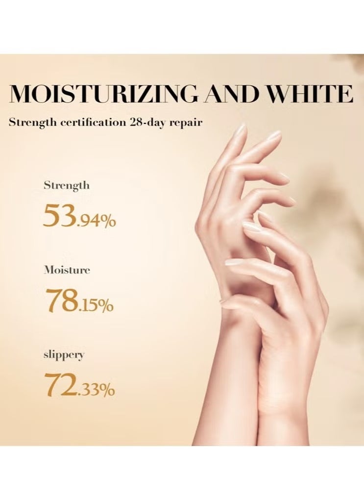 SADOER 2-PACKS Collagen Anti Wrinkle Hand Cream, Nourishing Whitening Moisturizing Skin Care Cream, Fast Absorbing Anti Ageing Hand Cream, Smooth And Soft Skin Repair Cream To Remove Wrinkles Darkness 30g*2  - Image 2