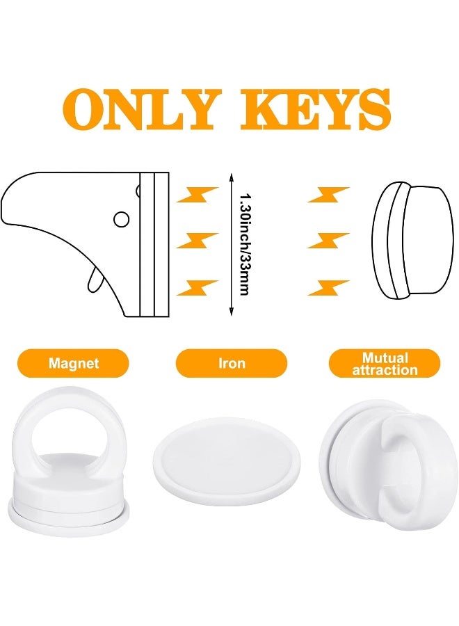 Kingdder 4 Sets Magnetic Cabinet Locks Keys Baby Proofing Child Safety Magnet Drawer Replacement Keys - Image 3