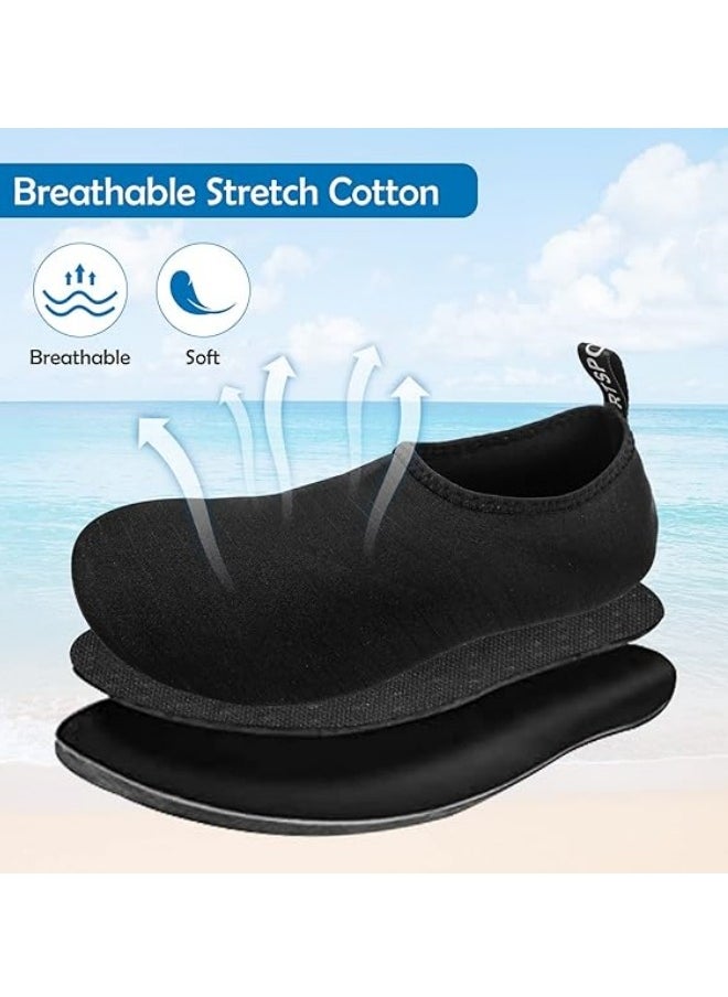 BUPY Water Shoes for Women Men Kids, Barefoot Quick-Dry Aqua Water Socks Slip-on Swim Beach Shoes for Snorkeling Surfing Kayaking Beach Walking Yoga  - Image 3