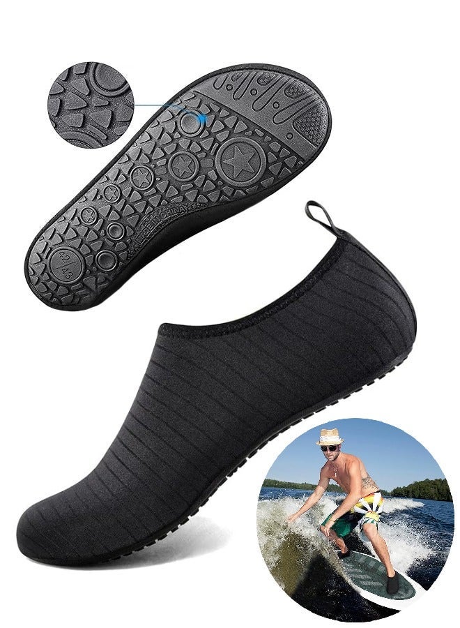 بوبي احذية مائية للنساء والرجال والاطفال، جوارب مائية مائية سريعة الجفاف سهلة الارتداء للسباحة والشاطئ والغطس وركوب الامواج والتجديف والشاطئ والمشي واليوغا - Image 2