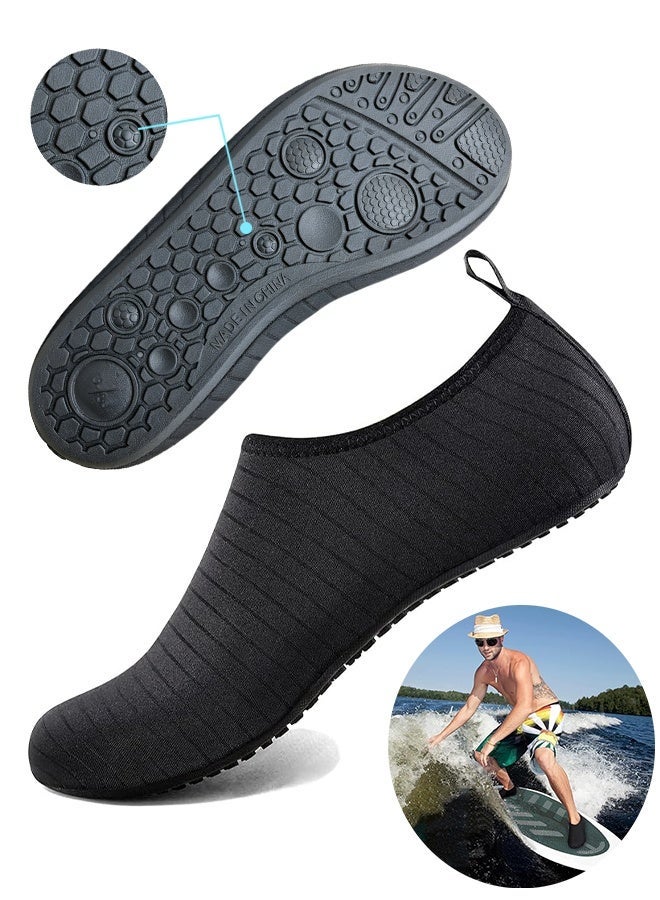 بوبي احذية مائية للنساء والرجال والاطفال، جوارب مائية مائية سريعة الجفاف سهلة الارتداء للسباحة والشاطئ والغطس وركوب الامواج والتجديف والشاطئ والمشي واليوغا - Image 1