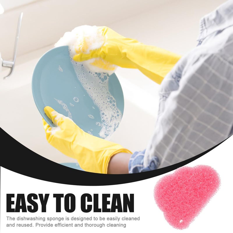 4 Pcs Cloud Shape Cleaning Sponge Set Temperature Sensitive Dish Scrubber - Image 4