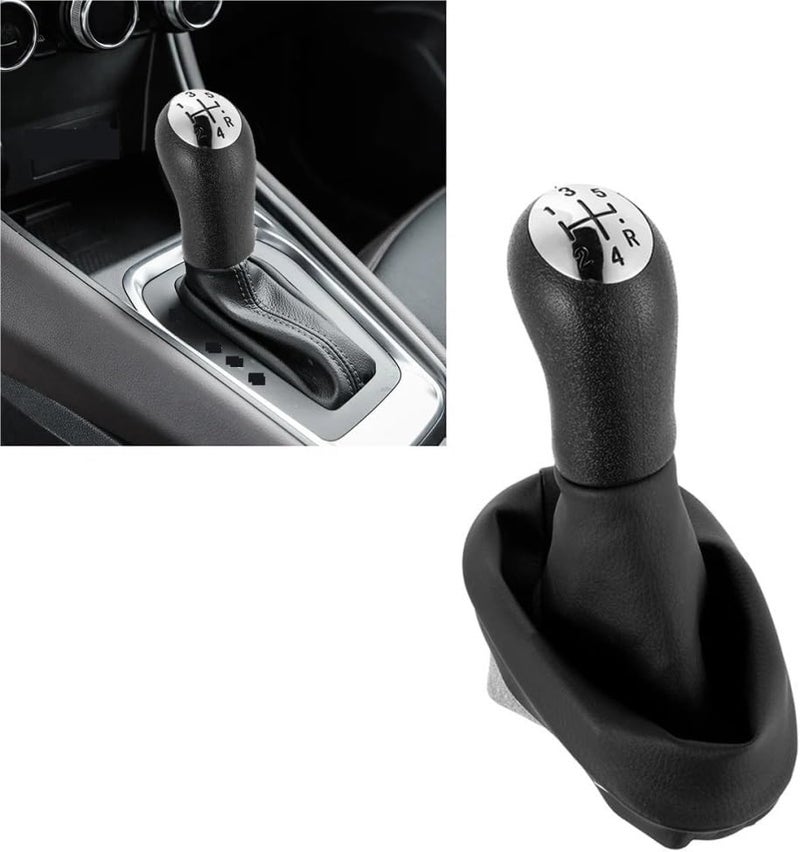 Vuzmode 5 Speed Manual Car Gear Shift Knob with Boot Cover - Image 3