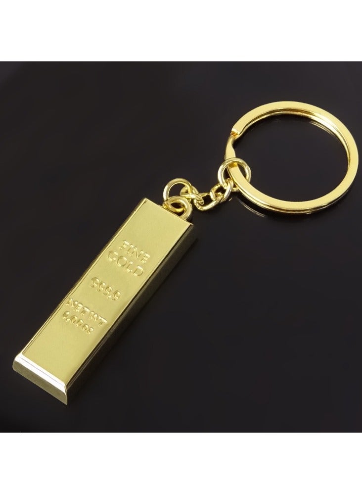 Generic 1Pcs Creative Metal Bullion Car Keyring - Image 3