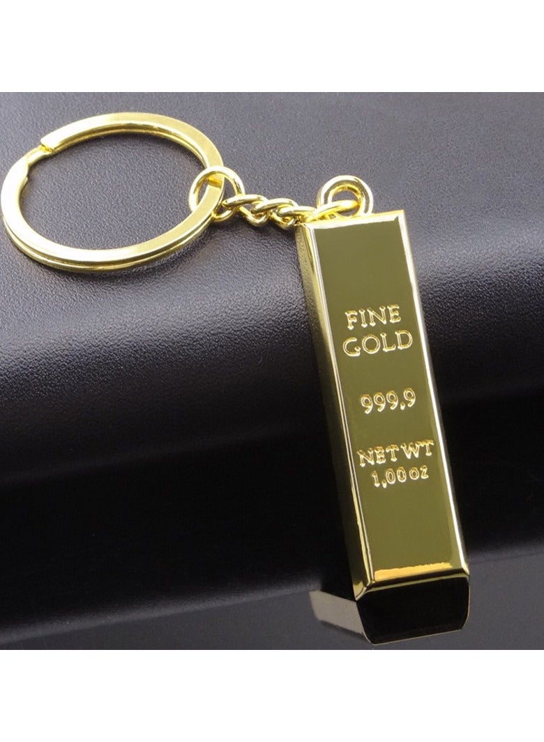 Generic 1Pcs Creative Metal Bullion Car Keyring - Image 1