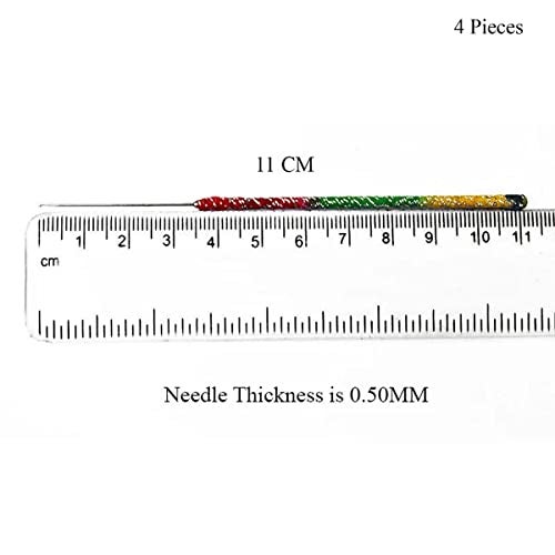 Embroiderymaterial Aari Embroidery Needles Combo Pack (20 Pieces) – Bead, Sequin, Thread & Wire Embroidery Needles with Wooden, Iron & Thread-Wrapped Handles for Aari, Beading, Jewelry Making & Decorative Hand Embroidery - Image 5