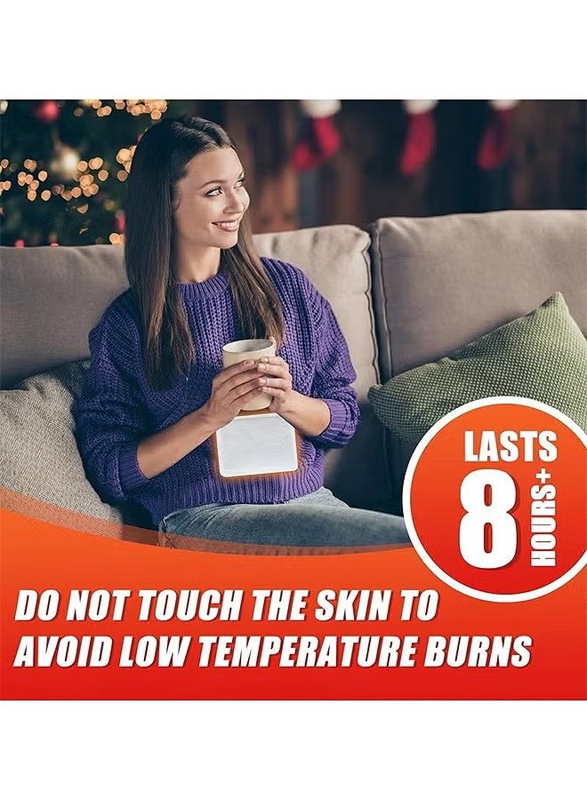 Hodaf Heat Patches For Period Pain Relief & Period Cramps, Portable Menstrual Heating Pad, Air-Activated Adhesive Heating Patches For Cramps, Suitable For All Skin Types, 5 Packs - Image 2