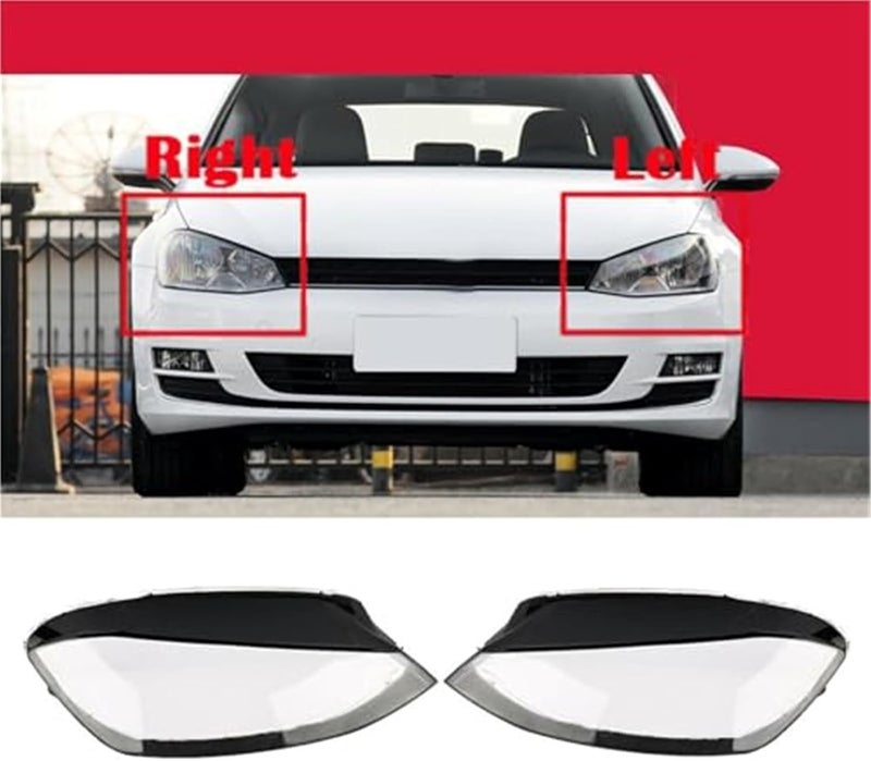 QASULER Headlamp Cover for Golf MK7 (2014-2017) - Image 4