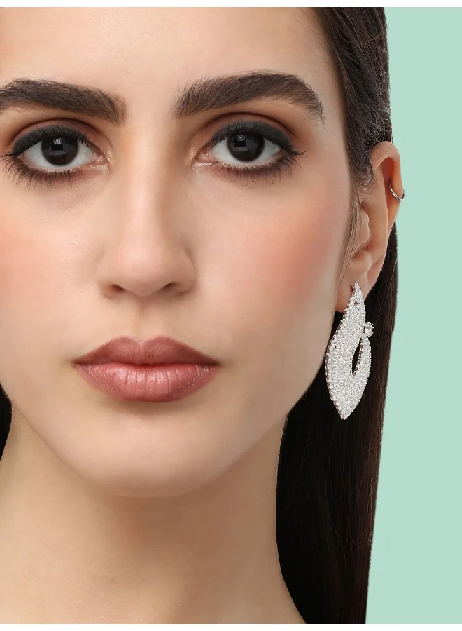 سوهي مسمار مطلي بالفضة للحفلات من الحجر