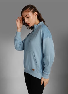 HIGH STAR Women Blue Sweatshirt  - Image 1