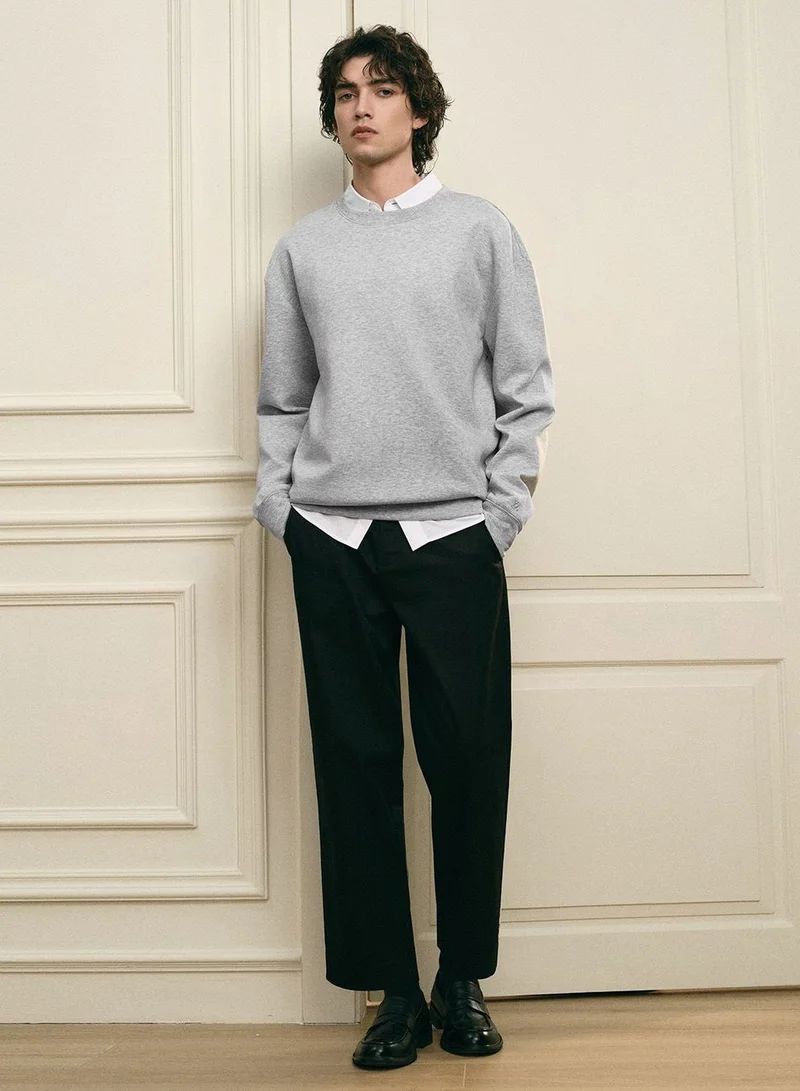 Giordano Men’s Regular Fit Lyocell Cotton Sweatshirt