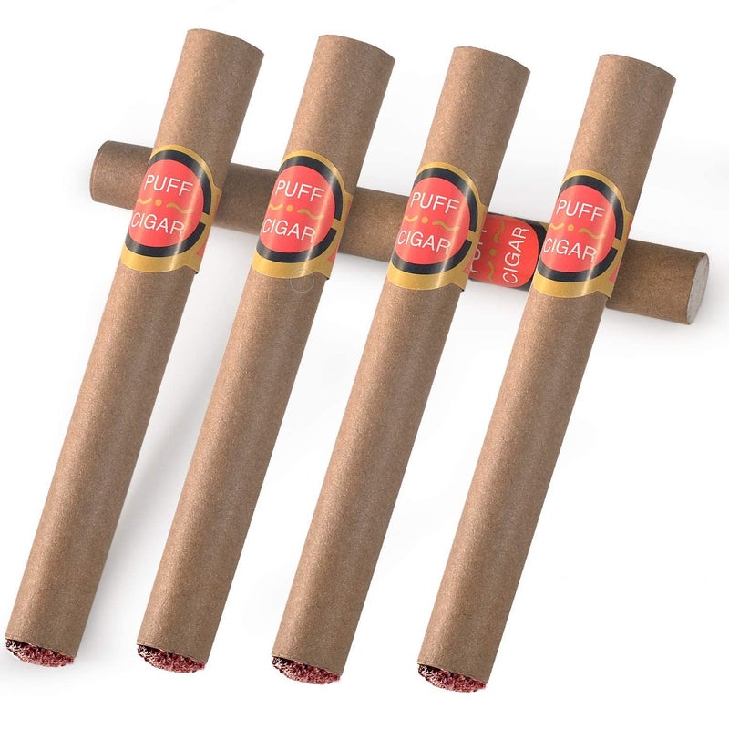FOBU 5 Pcs Fake Cigars Puff Cigarettes for Prank JokeNovelty Gag Gift 5pcs Fake Cigars - Image 3