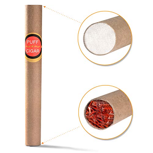 FOBU 5 Pcs Fake Cigars Puff Cigarettes for Prank JokeNovelty Gag Gift 5pcs Fake Cigars - Image 5