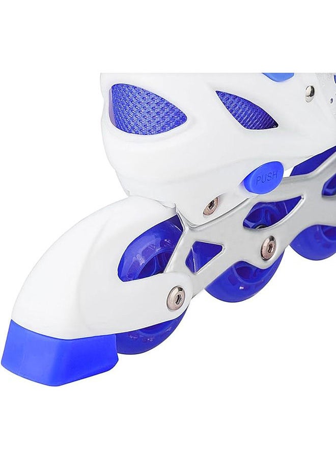 POWER Adjustable Roller Skate Shoes Led Light Single Row 4-Wheels Size 31-34  - Image 3