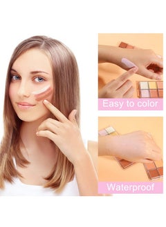 VERONNI Cream Concealer Palette 12 Colors Makeup Contour Face Contouring Cream Palette Full Coverage Camouflage Base Foundation Makeup Palette Professional Daily Makeup  - Image 5