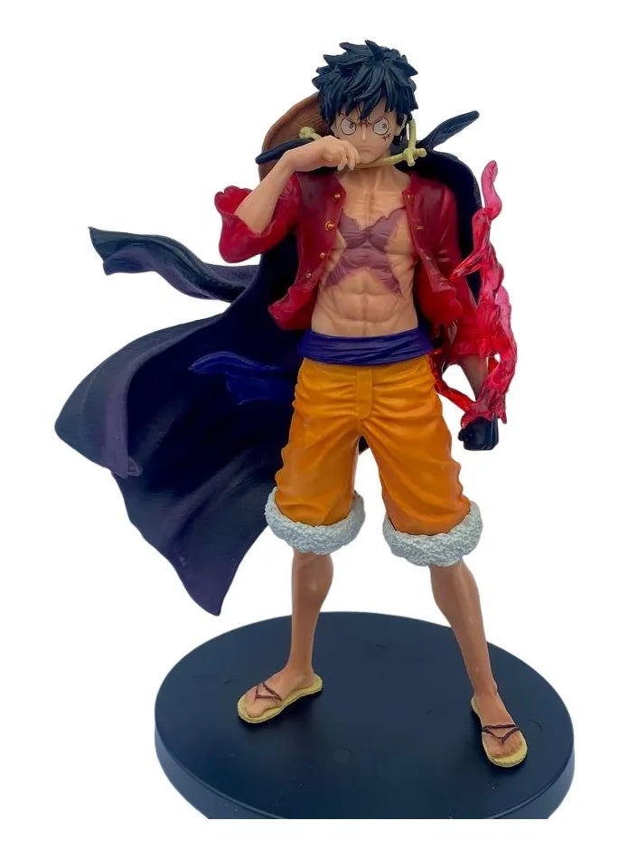 Rally Monkey D. Luffy One Piece Figure – Standing Pose with Detailed Head Design for Collectors - Image 1