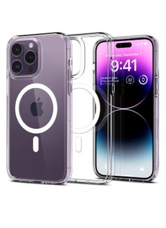 Apple iPhone 14 Pro Premium Combination Anti-Yellowing Mag Case Cover with Magsafe 6.1inch - Clear|White
