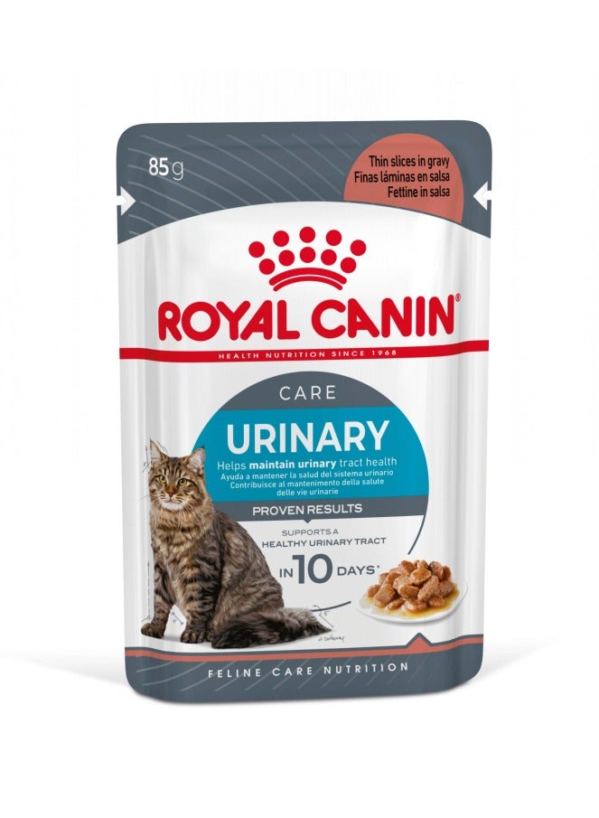 رويال كانين طعام القطط المغذي للعناية بالبول (طعام رطب - أكياس) 12 × 85 جرام - Image 1