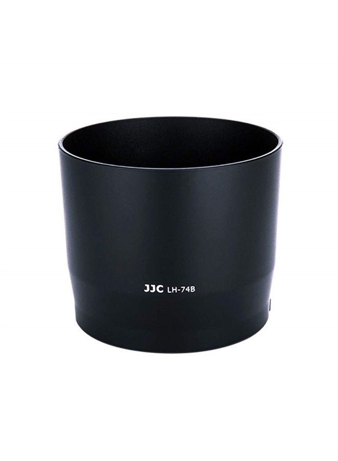 JJC Reversible Lens Hood Shade for Canon EF 70-300mm f/4-5.6 is II USM Replaces Canon Lens Hood ET-74B, with Button to Lock or Release - Image 1