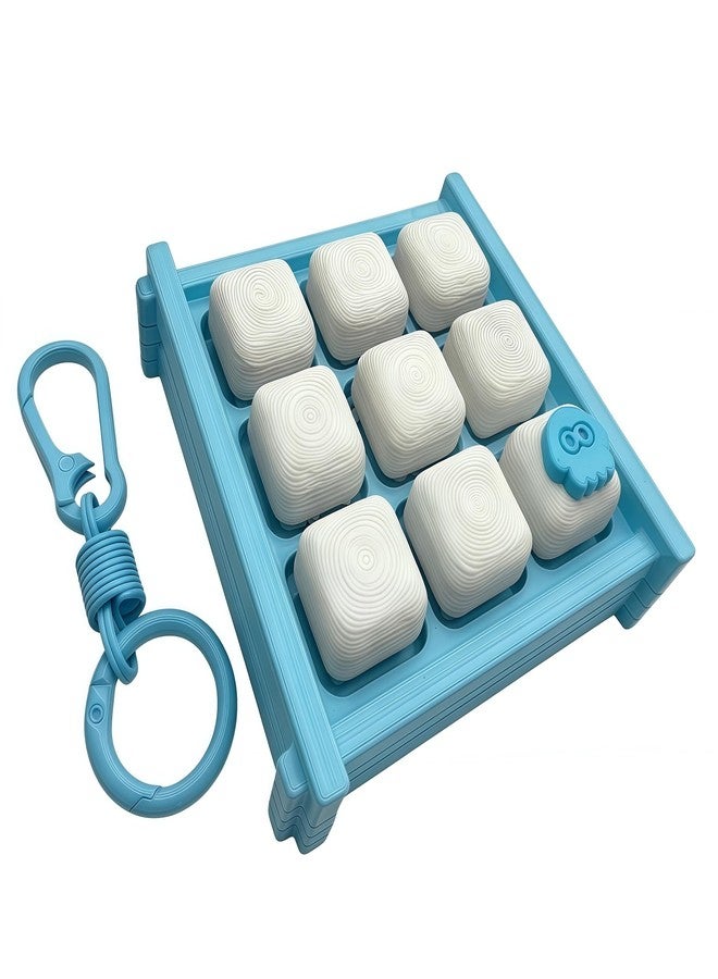 Jendfert Skelepus 9‑in‑1 Keyboard Fidget Toy Keyboard Fidget Keychain for Adults, Decompression Button Finger Clicker Toys, Portable Stress Relief Fidget Gifts - Image 1