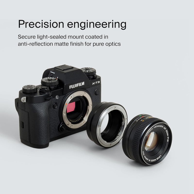 Urth Lens Mount Adapter: Compatible with Konica AR Lens to Fujifilm X Camera Body - Image 4