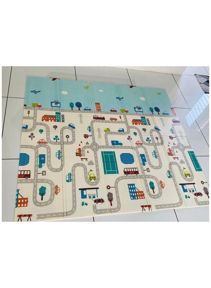 AMM Baby Play Mat Foldable  Thick Baby Crawling Mat Pad for Floor Baby Mat Waterproof Portable Playmat for Babies & Toddlers 180 X150CM - Image 3