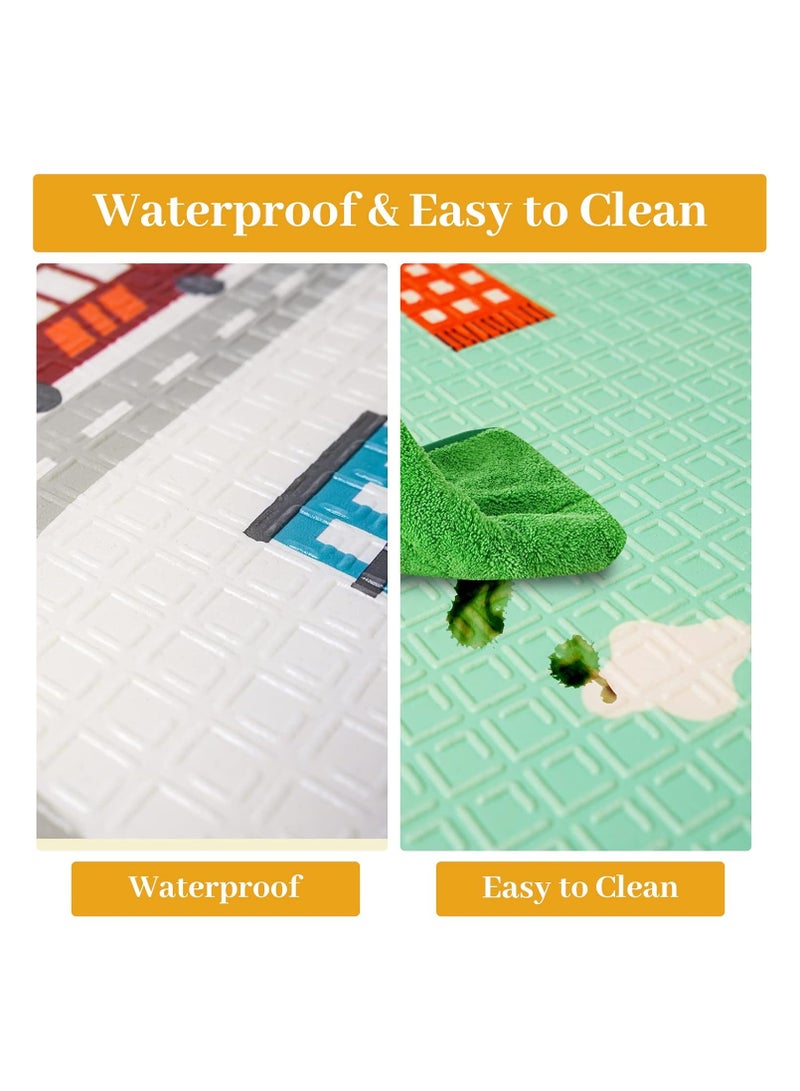 AMM Baby Play Mat Foldable  Thick Baby Crawling Mat Pad for Floor Baby Mat Waterproof Portable Playmat for Babies & Toddlers 180 X150CM - Image 5