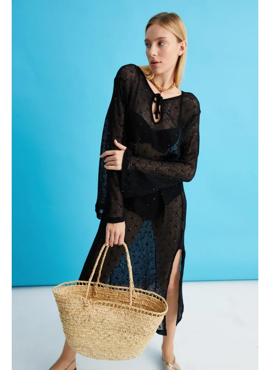 Alexander Gardi Sequin Beach Dress (B22-224A)
