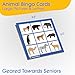 Keeping Busy Animal Bingo Games Dementia Activities for Seniors Dementia Products for Elderly Alzheimers Products for Elderly Reusable Bingo Cards Reusable Chips 6 Board Set Alzheimers Activities - Image 4