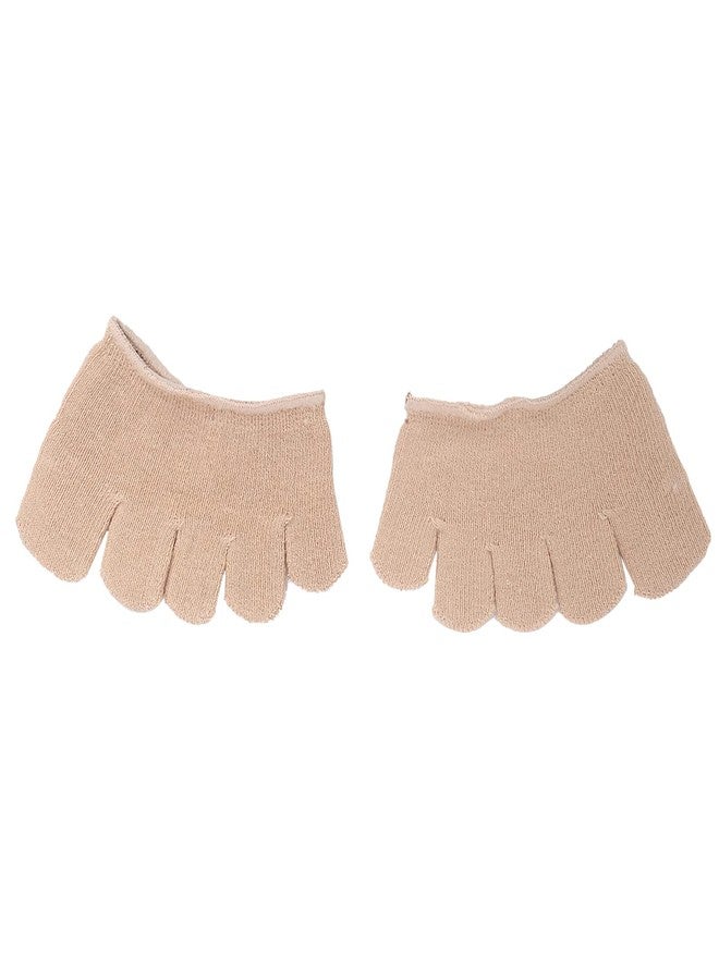 Milltrip Toe Compression Socks, Toe Separating Heelless Socks Breathable SweatAbsorbent Relief Foot Pain Forefoot Pads (Full Finger) - Image 2