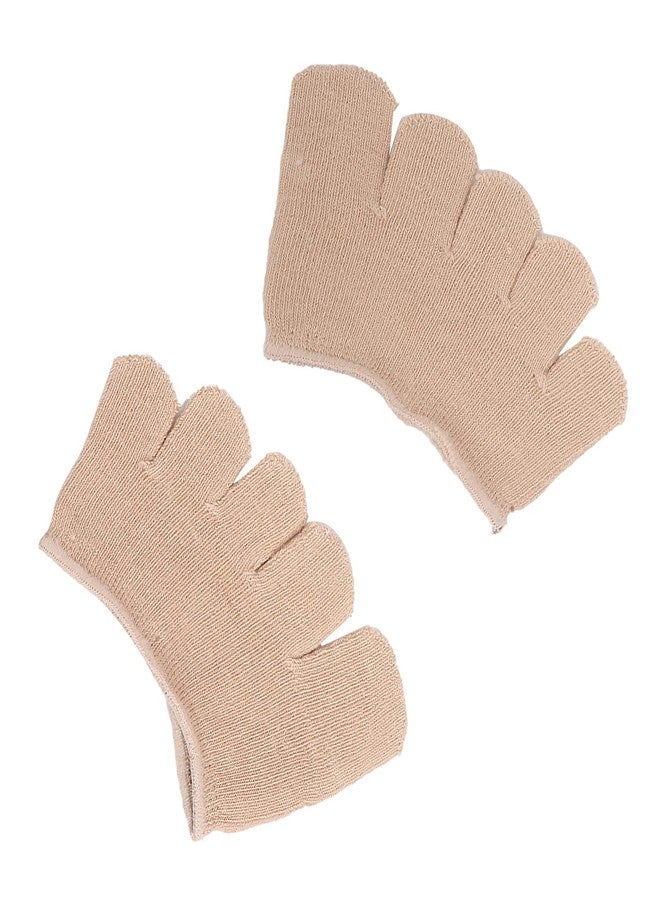 Milltrip Toe Compression Socks, Toe Separating Heelless Socks Breathable SweatAbsorbent Relief Foot Pain Forefoot Pads (Full Finger) - Image 5
