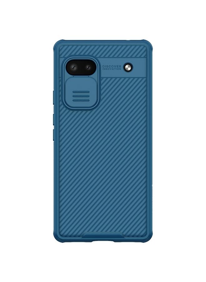 Case Cover For Google Pixel 6a NILLKIN CamShield Pro Series PC Full Coverage Phone Case(Blue)