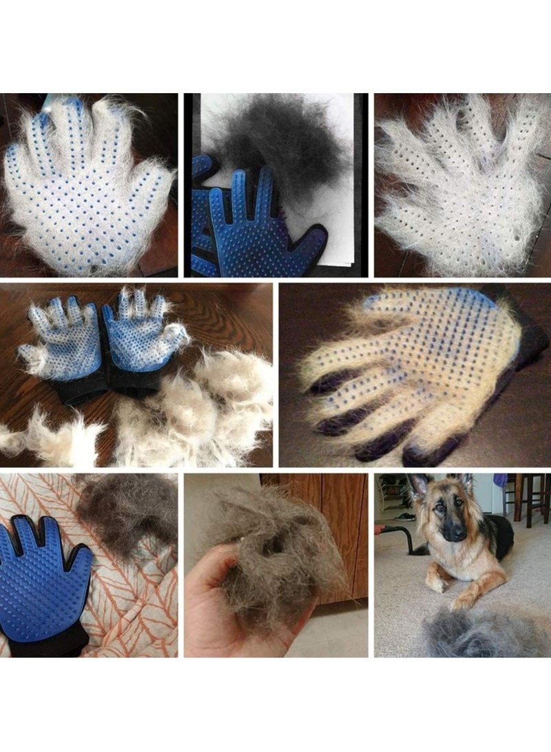 Loquat Universal Pet Grooming Gloves with Long and Short Comb for Dog Cat Fur with Massage and Bathing Tools - Image 5