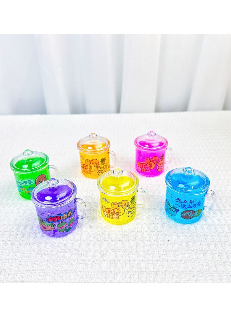 Mumfactory slime party favors for kids - return gifts for birthday party kids - 24 pack galaxy slime cup party favors  - Image 2
