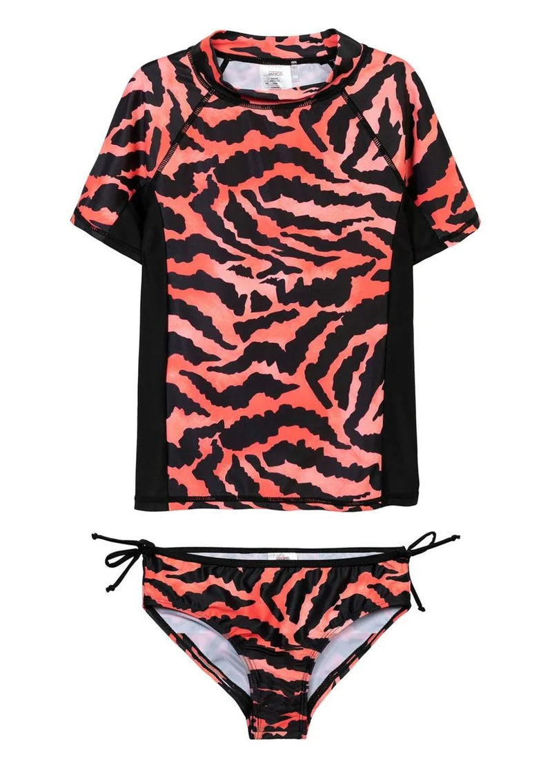 MINOTI Teen Girls Printed Rash Set