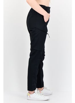 Adidas Women Sportswear Fit Drawstring Training Track Pants, Black  - Image 2