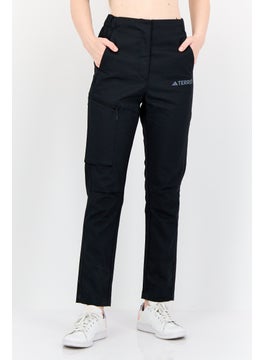 Adidas Women Sportswear Fit Drawstring Training Track Pants, Black  - Image 1