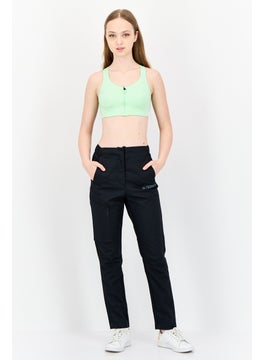 Adidas Women Sportswear Fit Drawstring Training Track Pants, Black  - Image 4