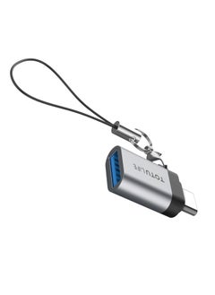 Totulife OTG Adapter USB-A to Type-C 5Gbps (1+1) - Grey  - Image 2