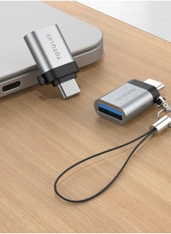 Totulife OTG Adapter USB-A to Type-C 5Gbps (1+1) - Grey  - Image 3