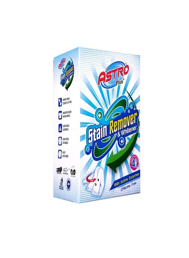 ASTRO PLUS + ASTRO PLUS+ Stain Remover With Active Enzymes, Versatile Stain Fighter and Whitener (200 GM) - Image 1