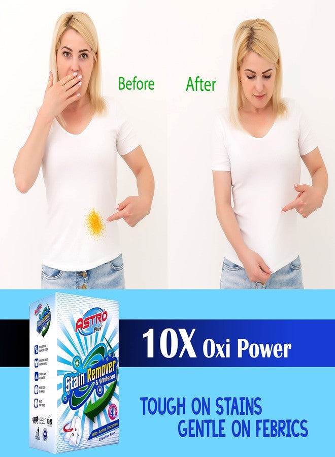 ASTRO PLUS + ASTRO PLUS+ Stain Remover With Active Enzymes, Versatile Stain Fighter and Whitener (200 GM) - Image 4