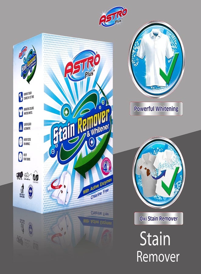 ASTRO PLUS + ASTRO PLUS+ Stain Remover With Active Enzymes, Versatile Stain Fighter and Whitener (200 GM) - Image 5