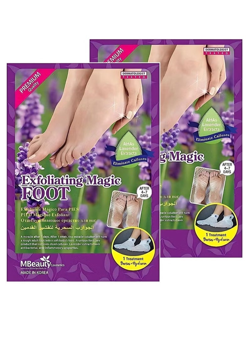 MBeauty 2 Piece Set Exfoliating Magic Foot Scrub  - Image 1