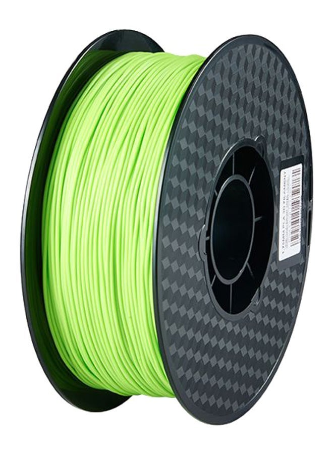 NIBEMINENT PLA 3D Printer Filament Light Green/Black - Image 1