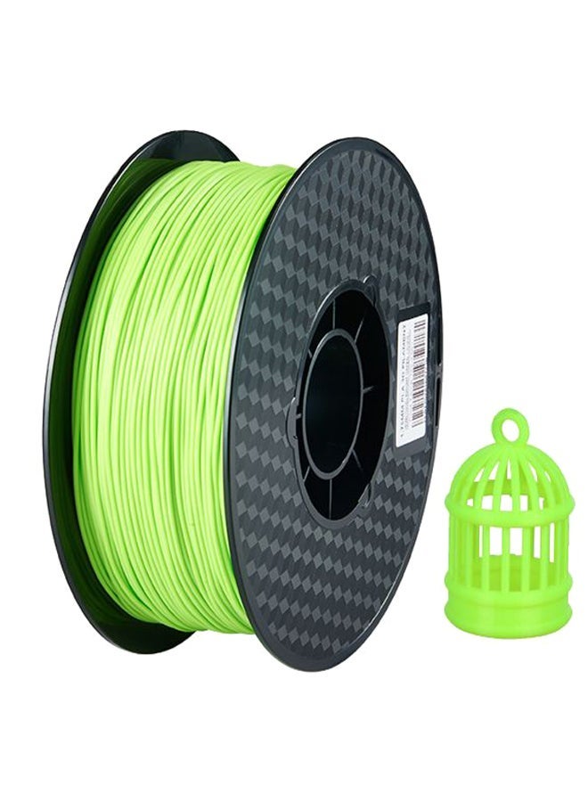 NIBEMINENT PLA 3D Printer Filament Light Green/Black - Image 2