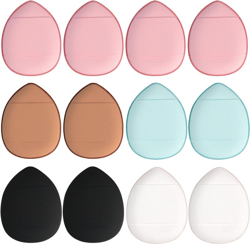 Feelhigh Finger Puff 12 Pcs Mini Makeup PuffSuitable For Foundation Concealer Eye ShadowBeauty Makeup Tools - Image 1