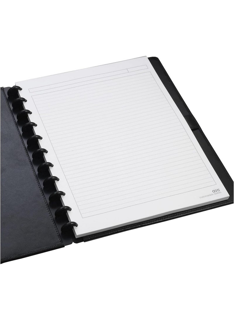 Staples STAPLES Arc Notebook Filler Paper LetterSize NarrowRuled White 8 12 x 11 50 Sheets  - Image 4