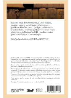 Les Cinq Rangs de l'Architecture, À Sçavoir Tuscane, Dorique, Ionique, Corinthiaque: , Avec Quelques Ordonnances d'Architecture Inventées Par Jean Vredeman Frison Et Son Fils...  - Image 2