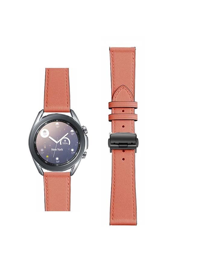 Perfii Replacement Band For Samsung Galaxy Watch3 Jacinth Orange - Image 1